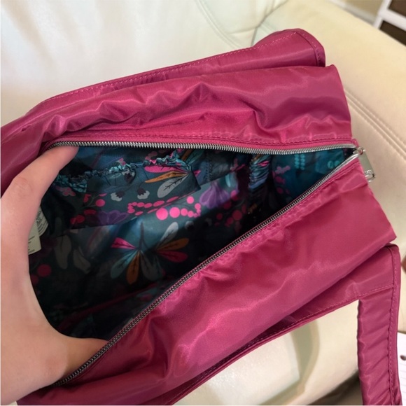 Lug Rumble Tote/Bag “Raspberry”. NWOT - Picture 3 of 4